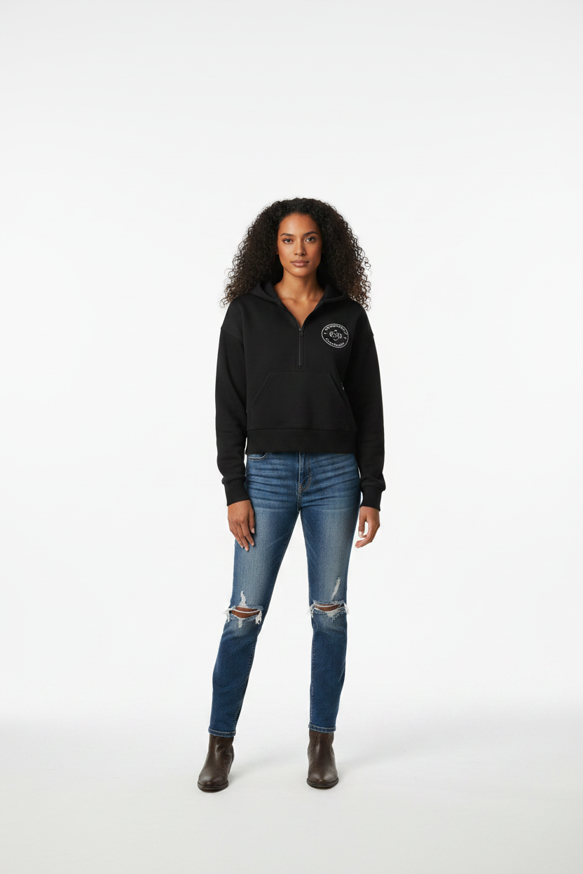Buck Chutley Crop Hoodie - Front Ecomm