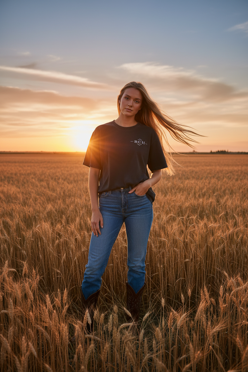 Prairie field women