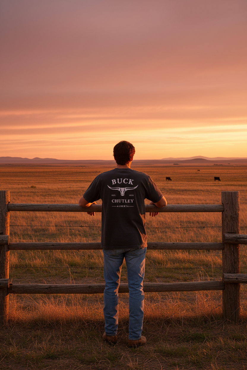 Ranch fence men back